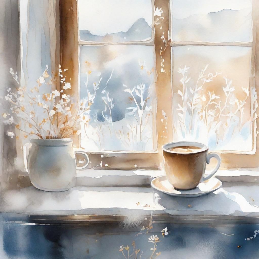 Whimsical Frosty Morning in Soft Focus