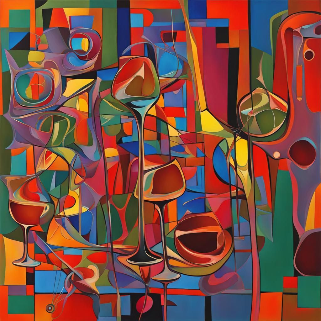 Abstract Art: Intoxication in Complementary Colors