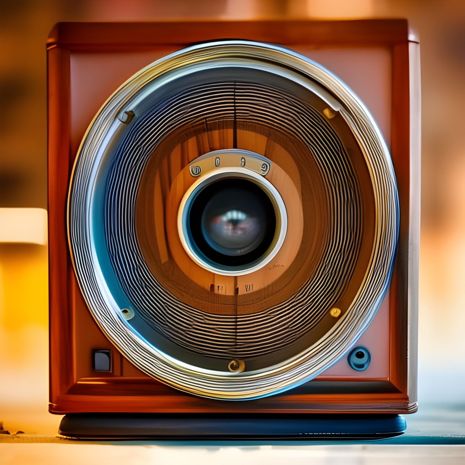 Old-Time Radio with Bokeh in Professional Photography
