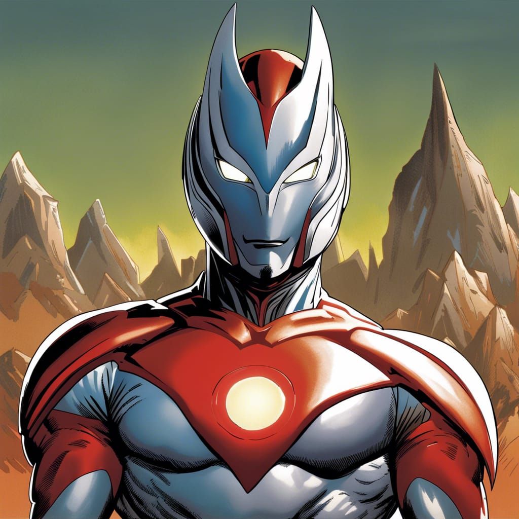 Ultraman Portrait in DC Comics Alternate Universe