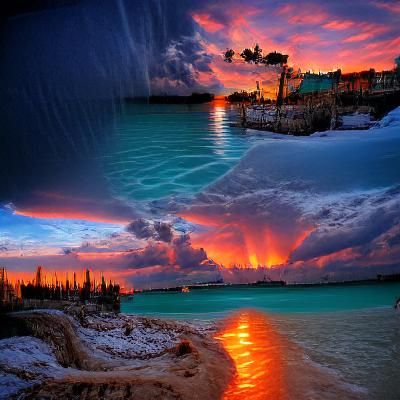 Bahamas Sunset: Tropical Island Paradise