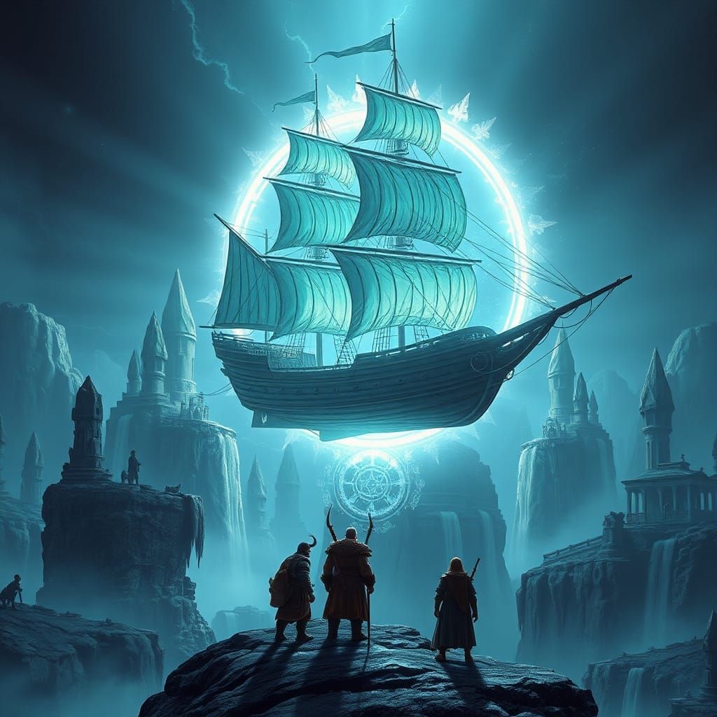 The Flying Dutchman Emerges in a Mystical Realm