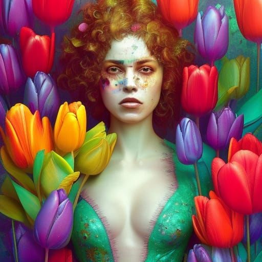 Tulip girl