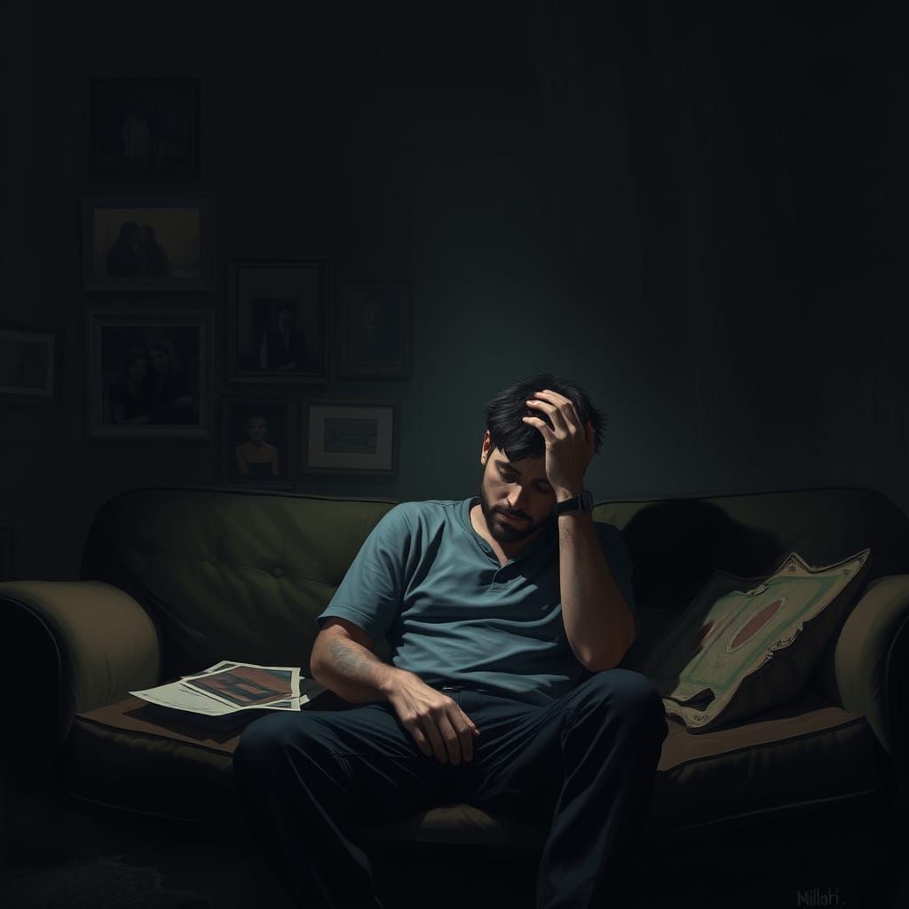 Melancholy Man Reflects on Lost Love