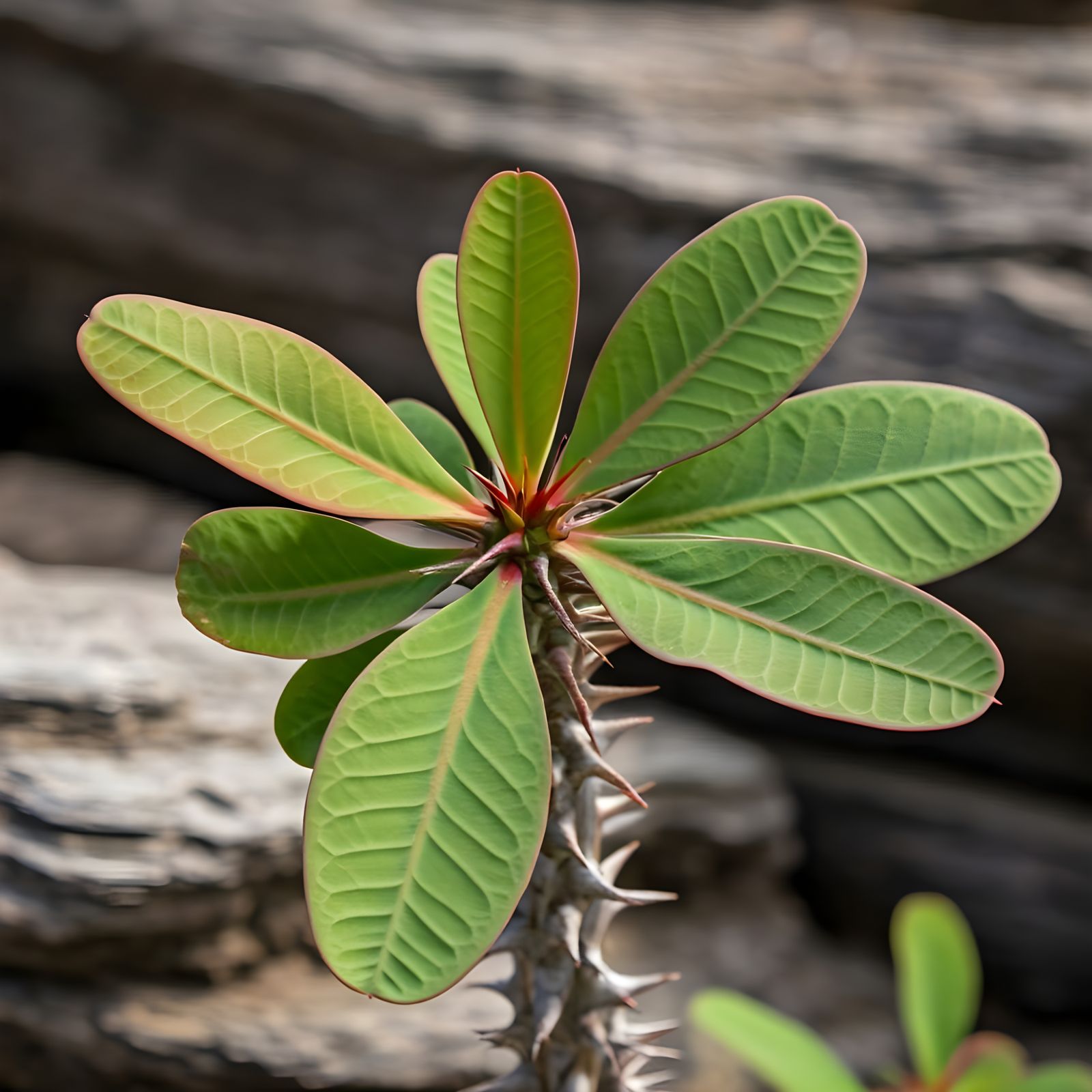 Botanical Masterpiece of Madagascar Jewel Plant in Hyper-Rea...