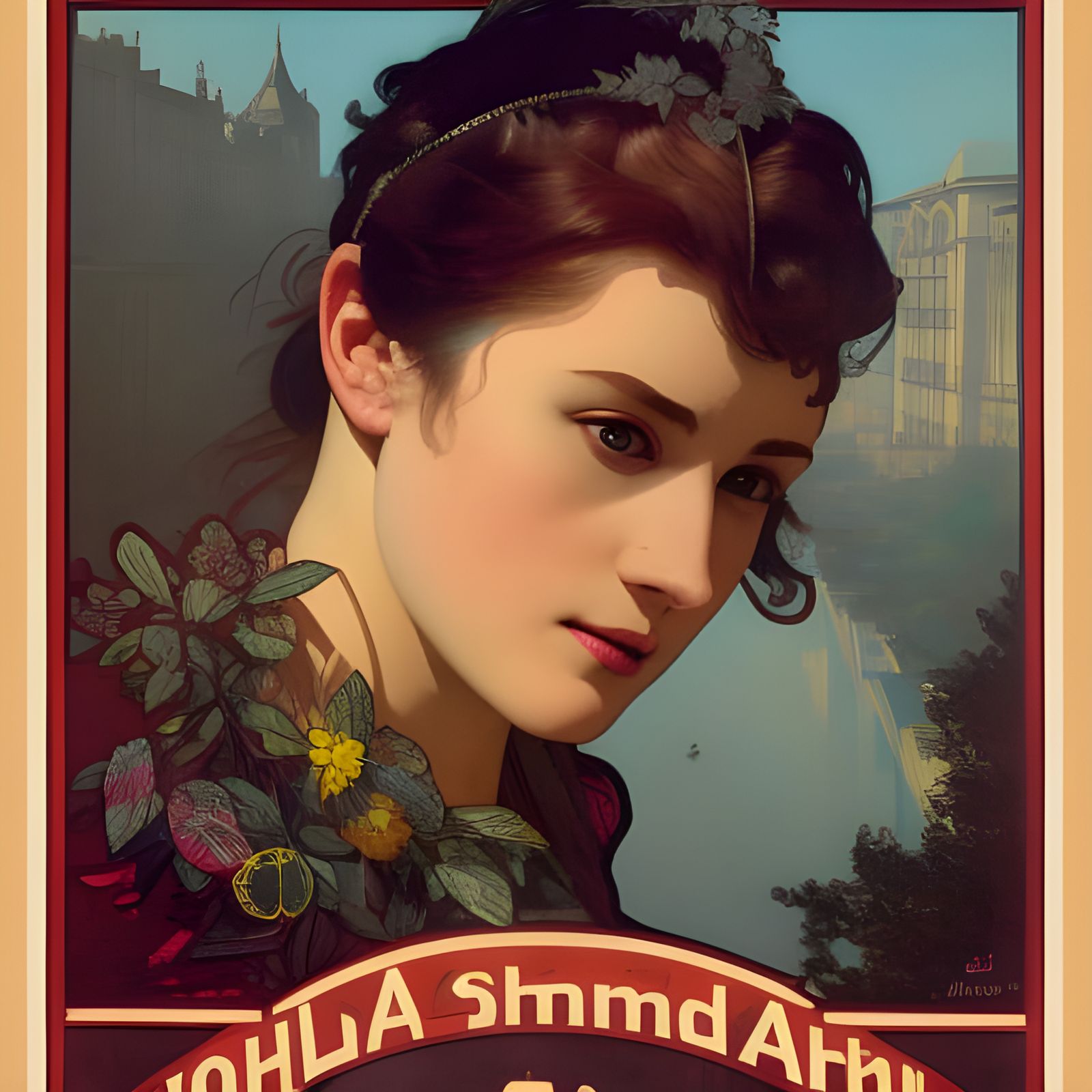 Birmingham in Style of Old Railway Posters