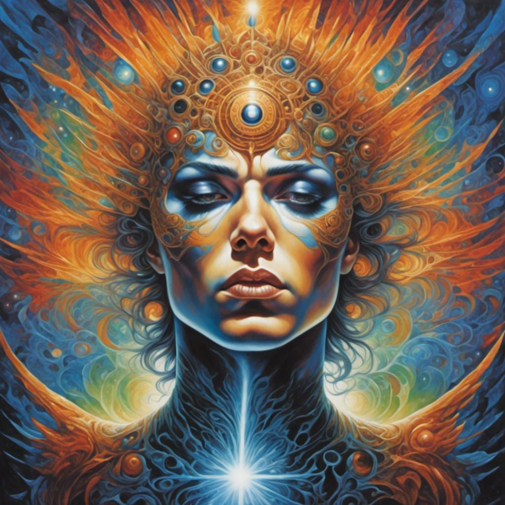 Third Eye Activated in Psychedelic Style