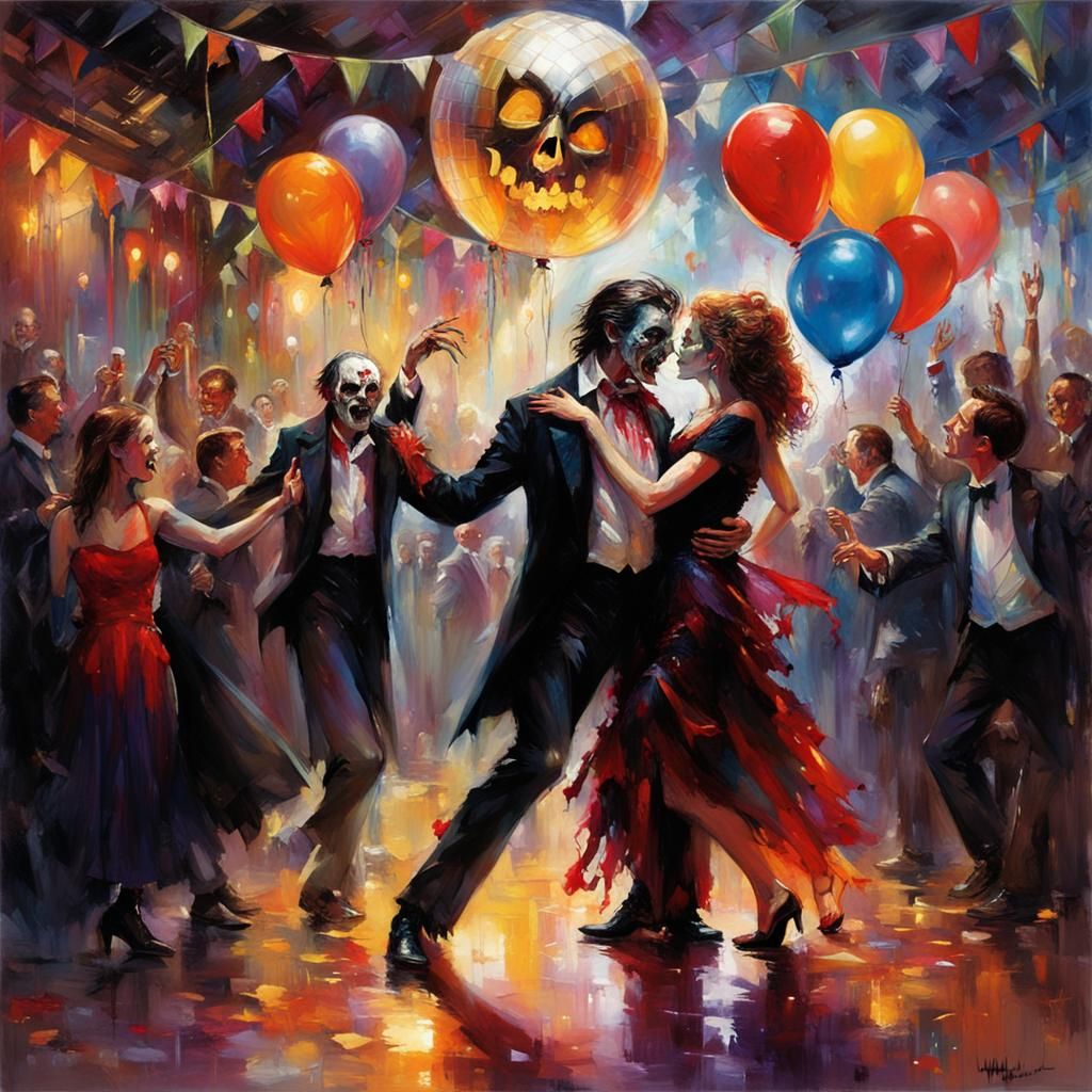 Halloween Dance: Vampire and Zombie Disco