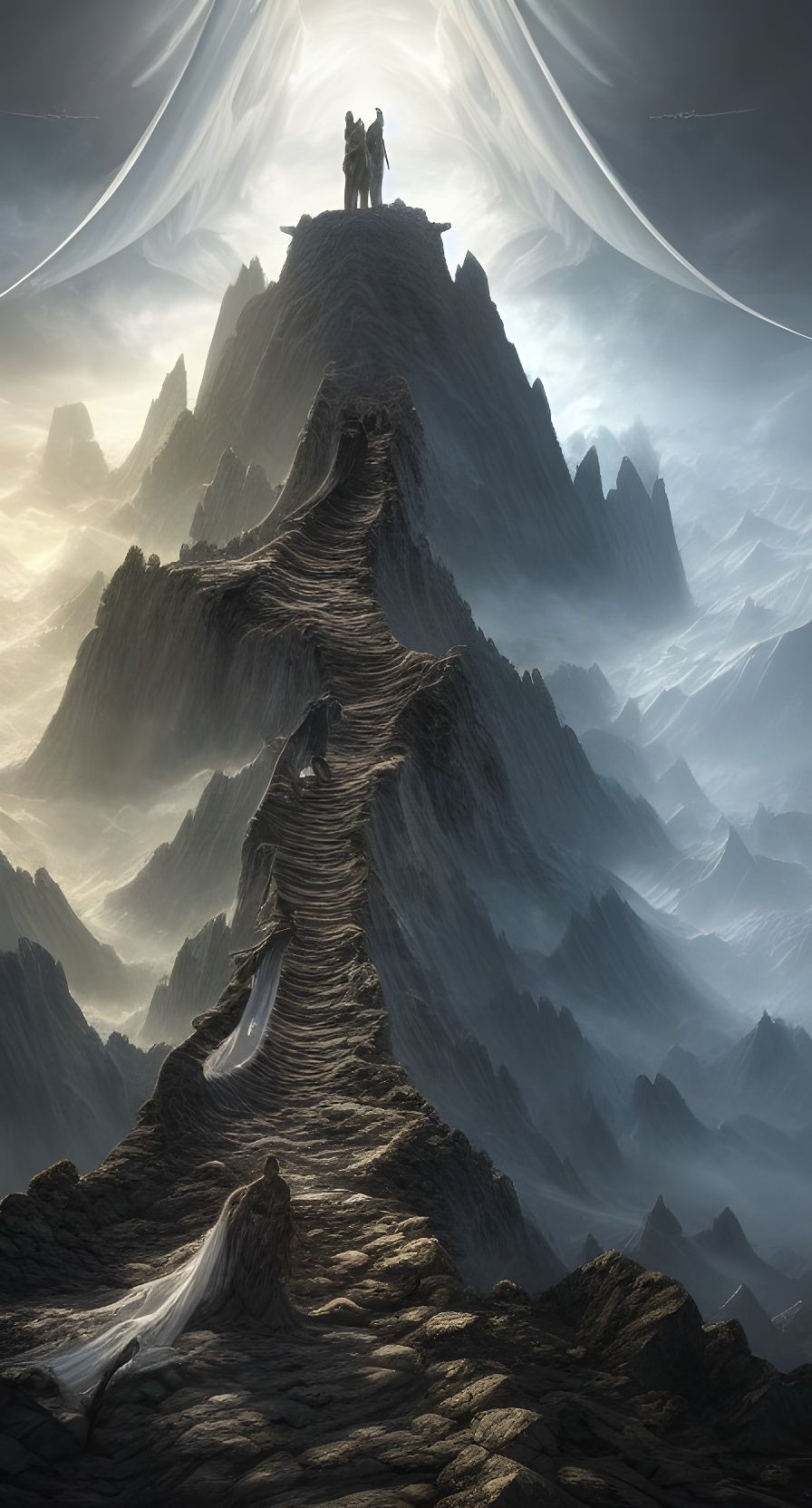 Epic Stairway to Heaven: Digital Matte Painting