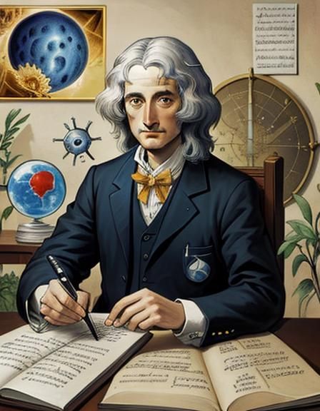 Science Disciplines and Discovery Conceptual Illustration