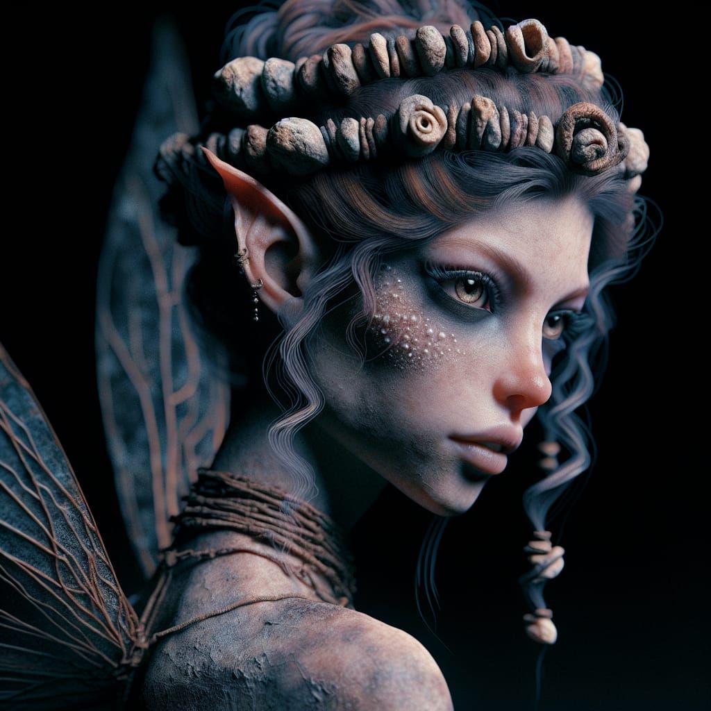 Hyper-Detailed Fairy in Paleoindian Era