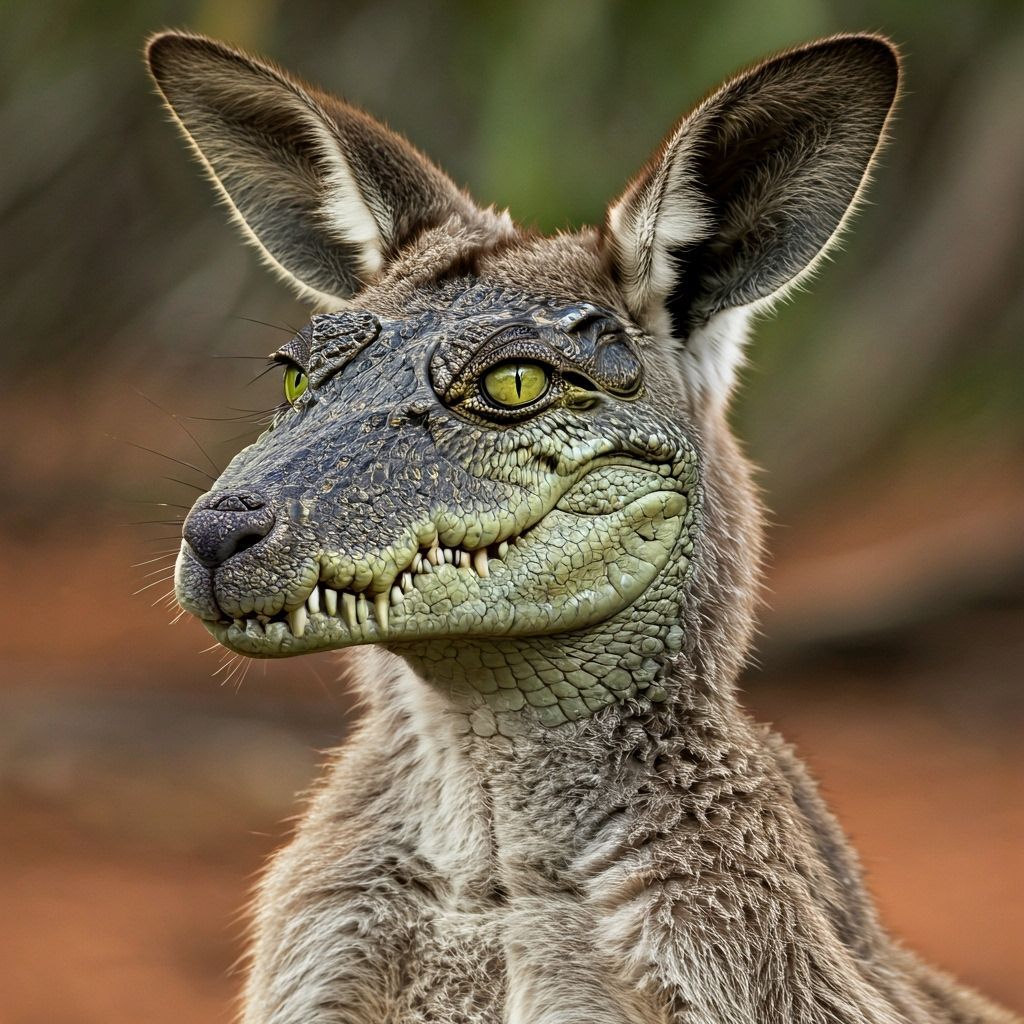 Kangaroo Crocodile Hybrid: Evolutionary Wonder of the Outbac...