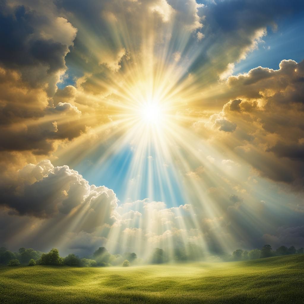 Heavenly Sunshine Opens the Heart