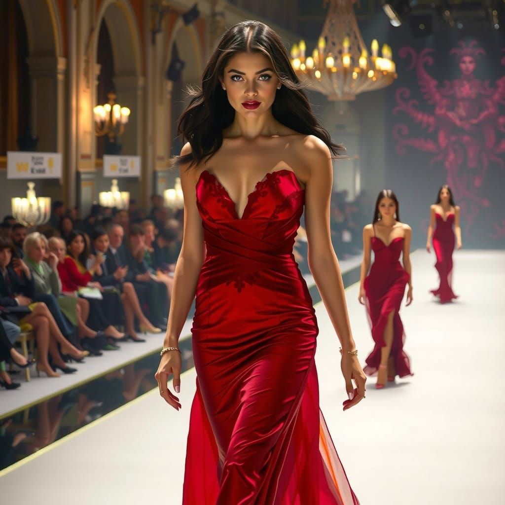 High Fashion Supermodel Vampire