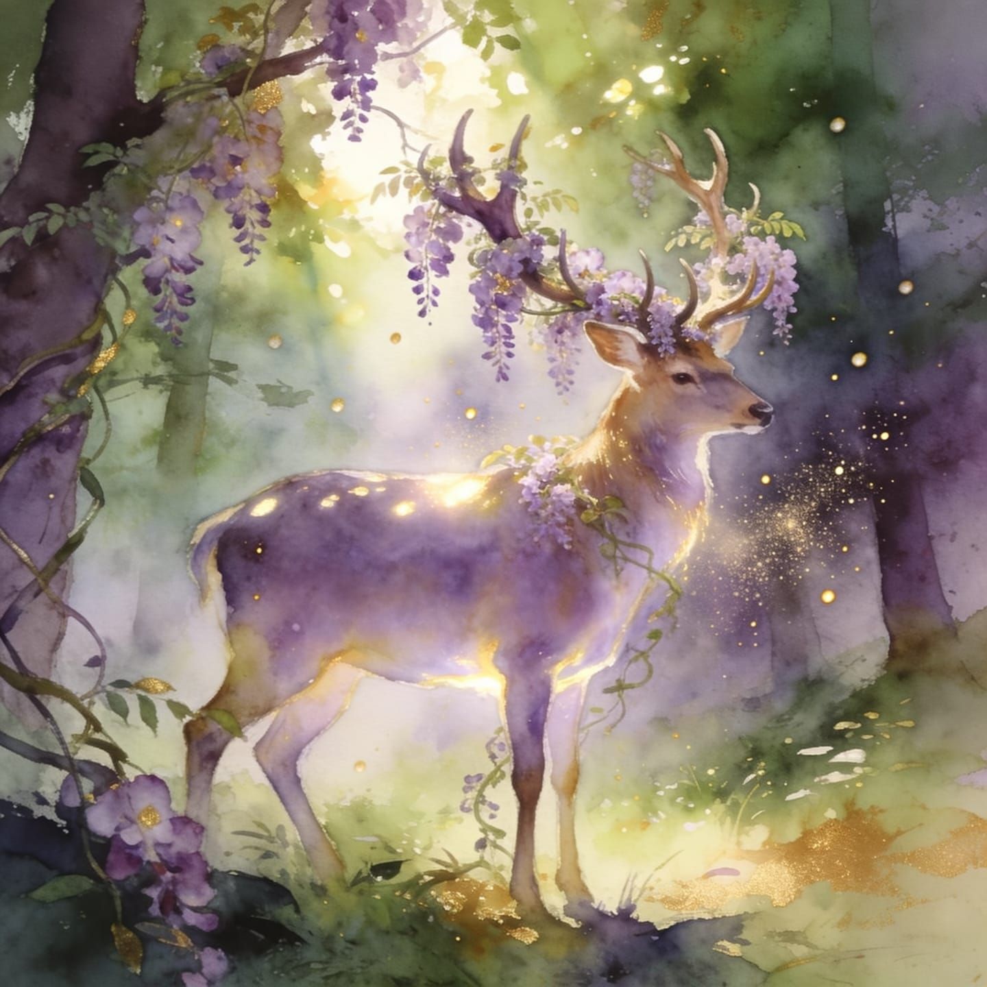 AI Generates Abstract Image with Vibrant Colors