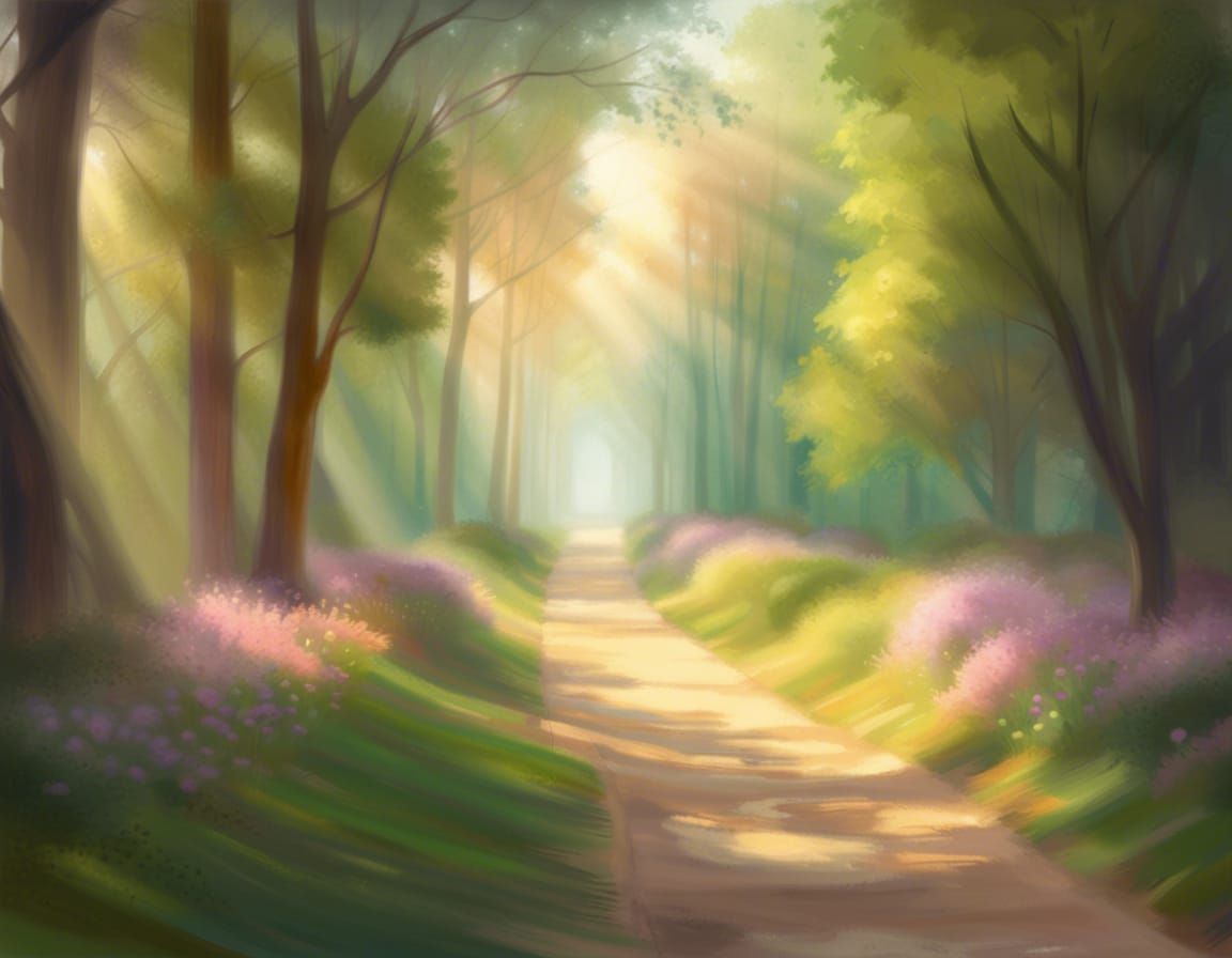 Sunlit Path to Inner Peace