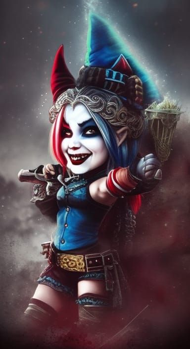 Visigoth-Harley-Quinn-gnome