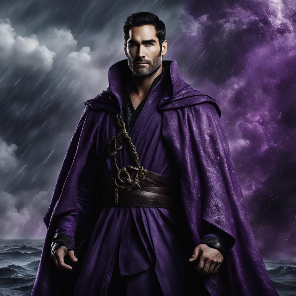 Purple Slime Wizard on Pirate Ship Foredeck