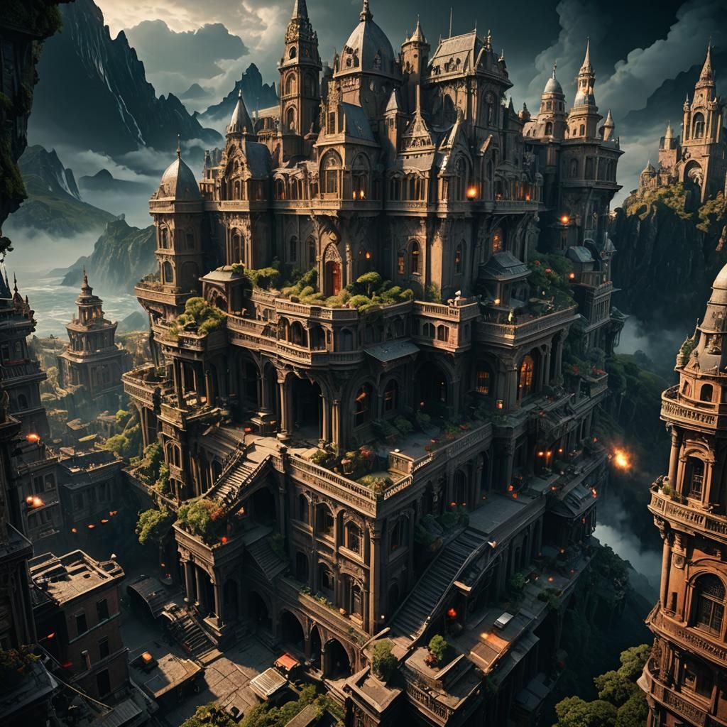 Dramatic Renewal in Digital Matte Painting Style