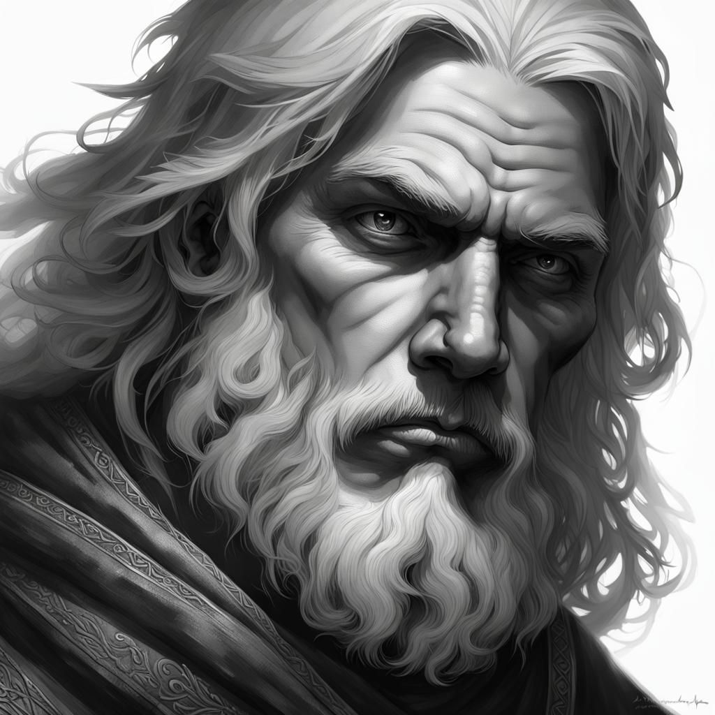 Nordic Merchant Portrait in Disciples III Style