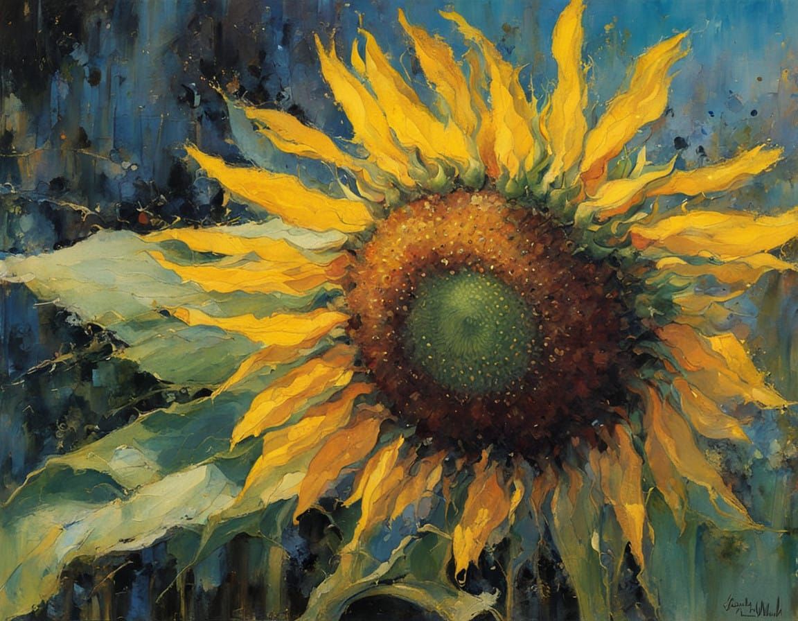 Vibrant Wildflower in Macro Close-up