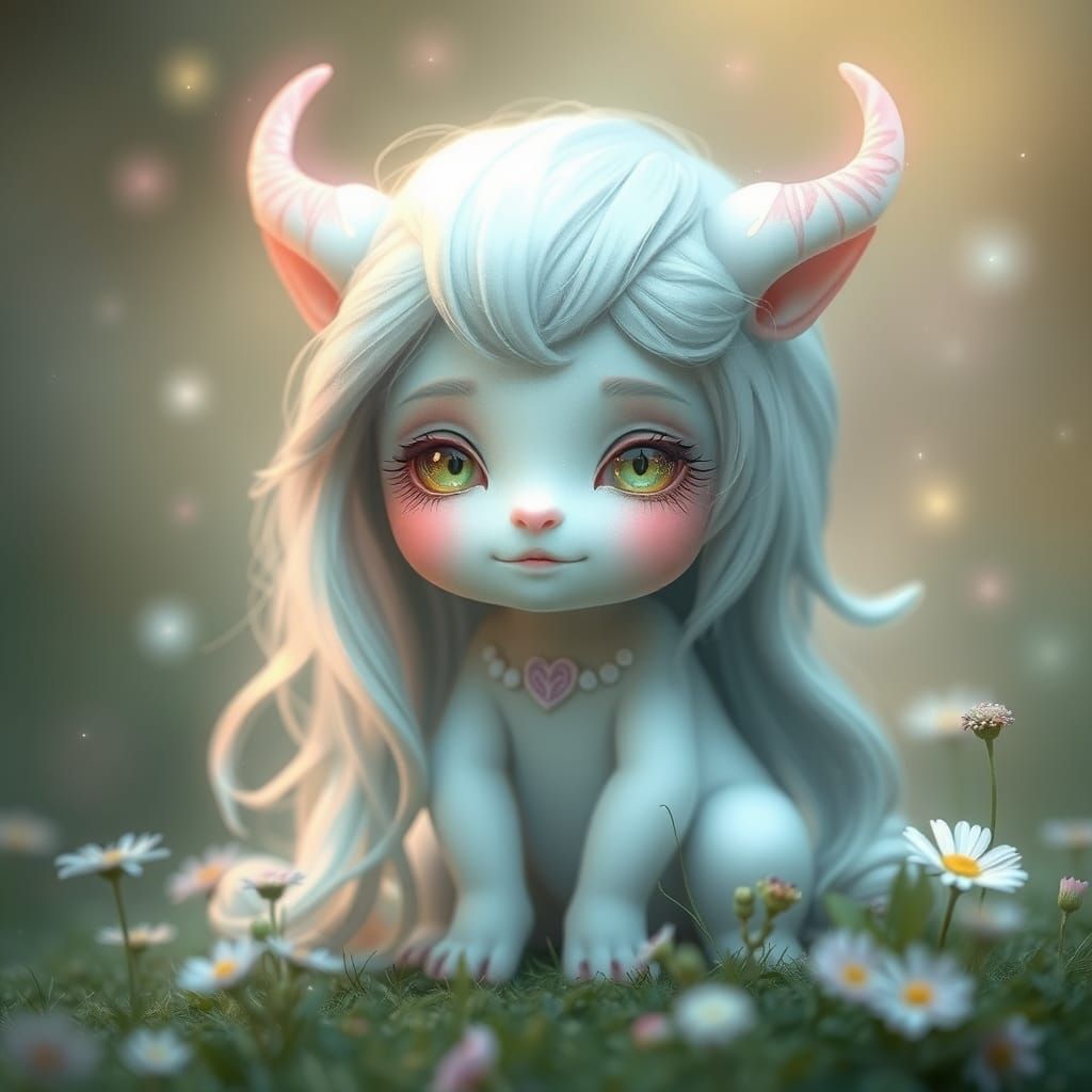 Ethereal Annime: A Mystical Dreamlike Creature