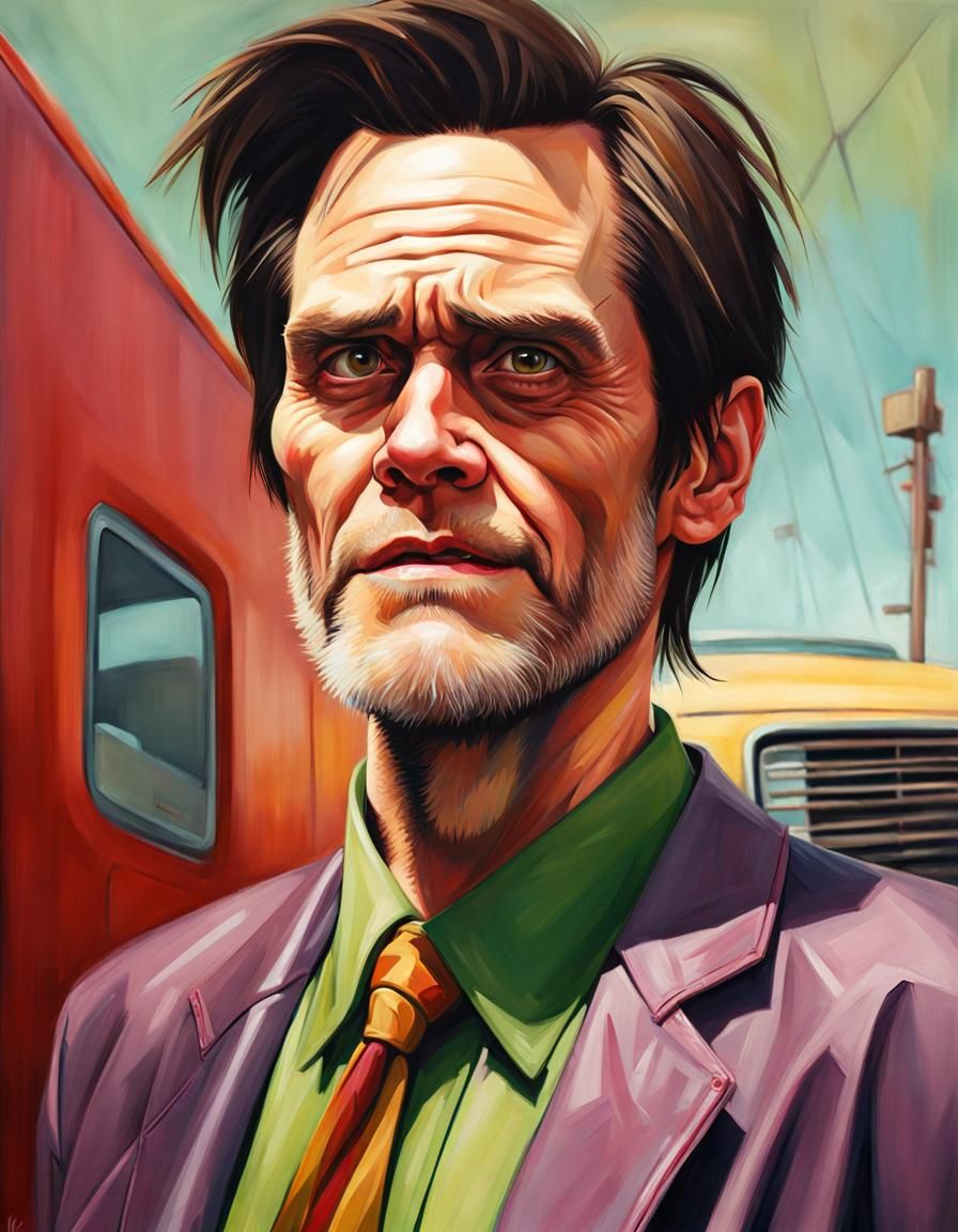 Figurative Portrait in Pop Art Style