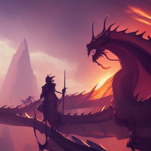 Epic Dragons in Flight: Hyperdetailed Concept Art