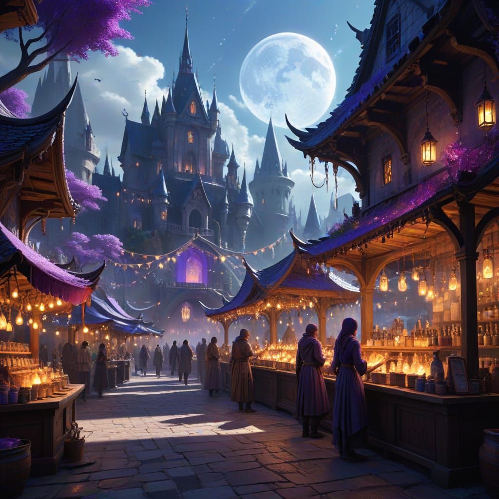 Magical Marketplace of Potion Testers and Spell Architects