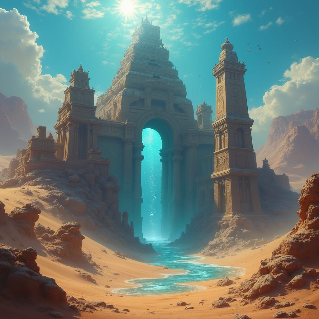 Ancient Desert Metropolis Emerges from Sand