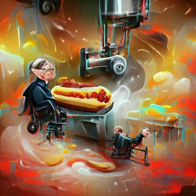 Stephen Hawking at Hotdog Factory: Artstation Industrial Sty...