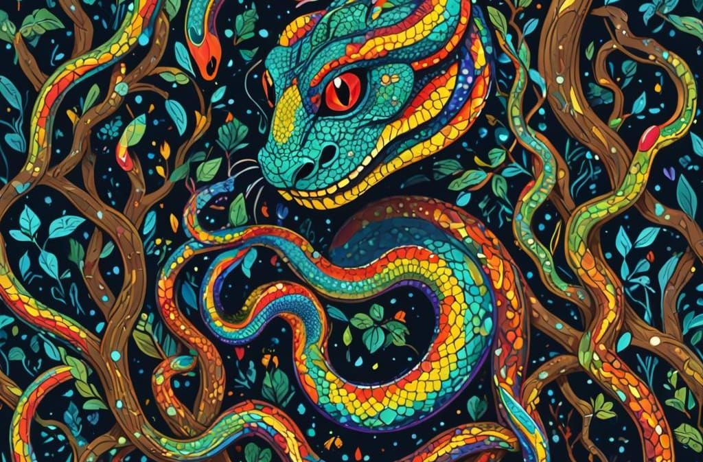Regenbogen-Drache - rainbow-dragon