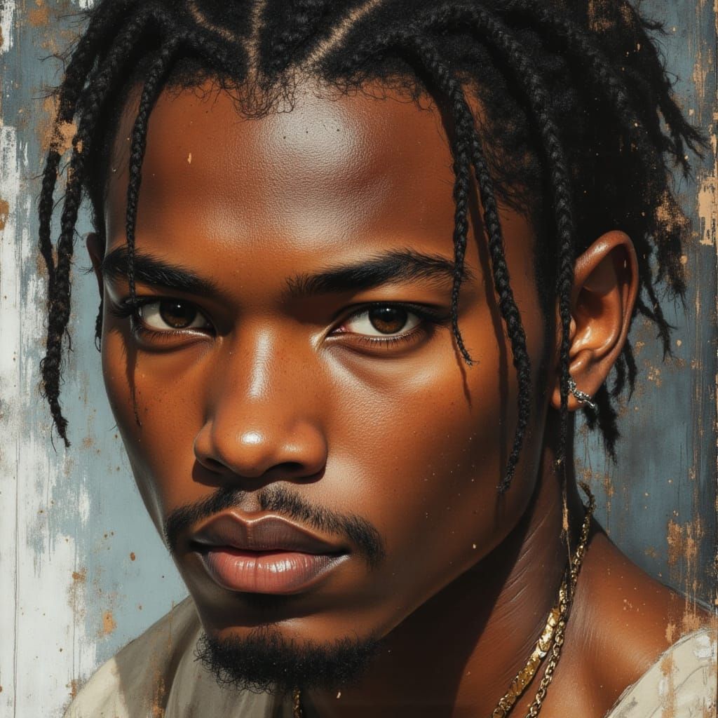 Michael B. Jordan as a Suave Black Warrior God