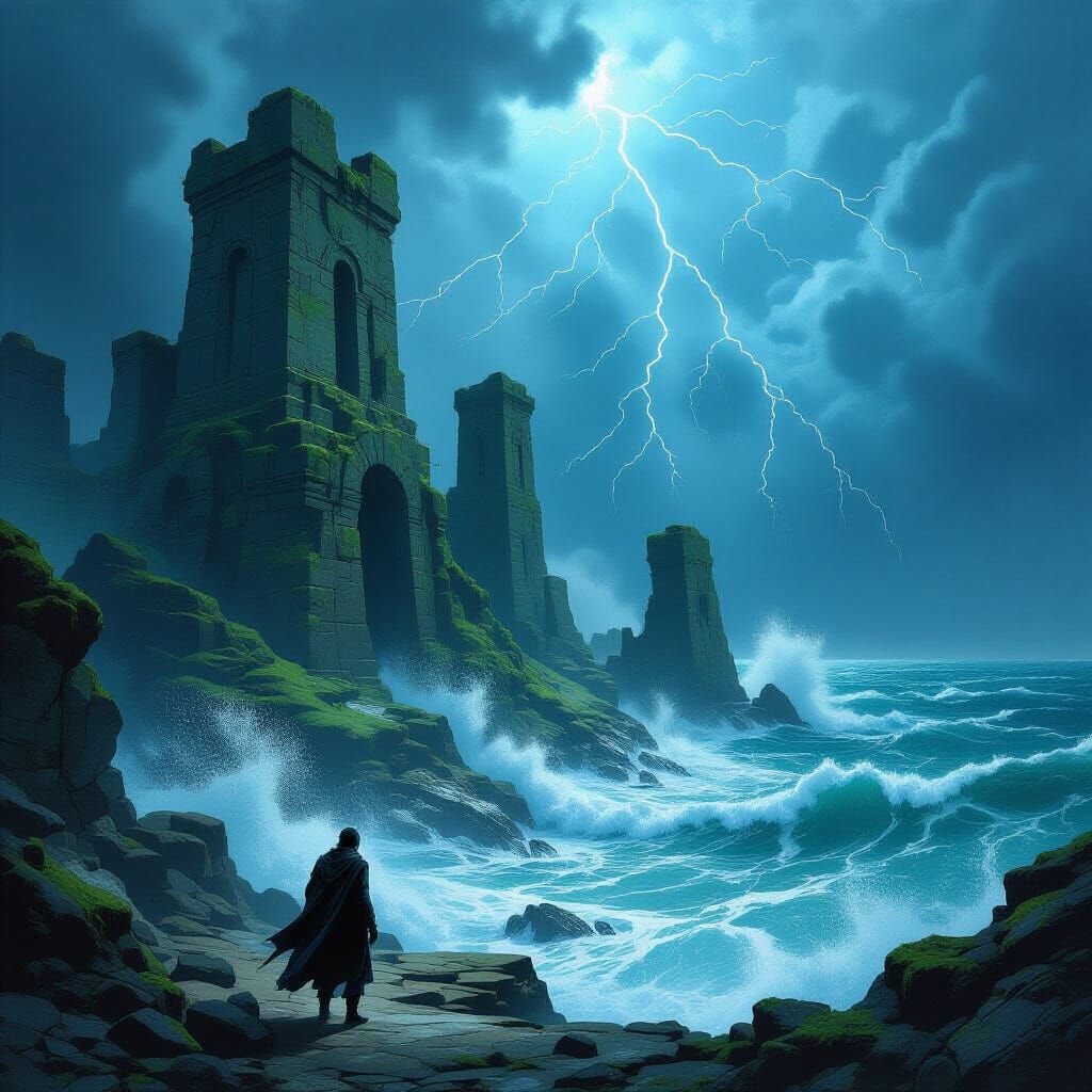 Explorer Finds Lost City Ruins in Stormy Sea