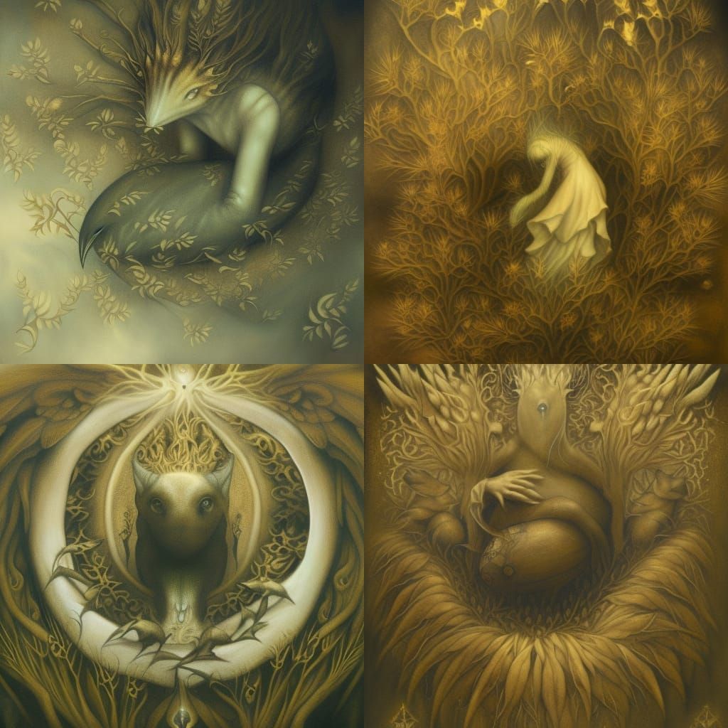 AI Rendition Blending Illustrative and Painterly Styles