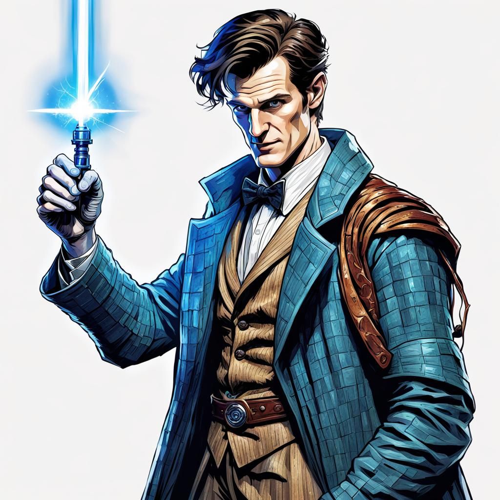 The Doctor as D&D Character with Sonic Wand