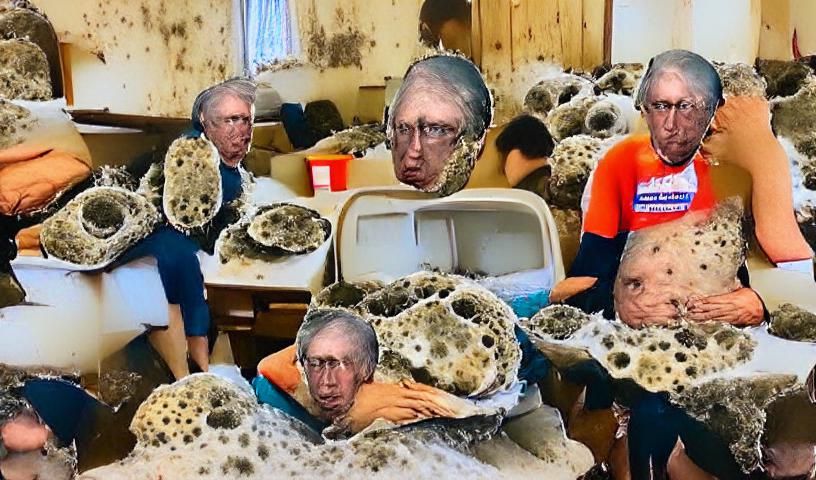 Barnacle-Encrusted Figure in Moldy Squalor