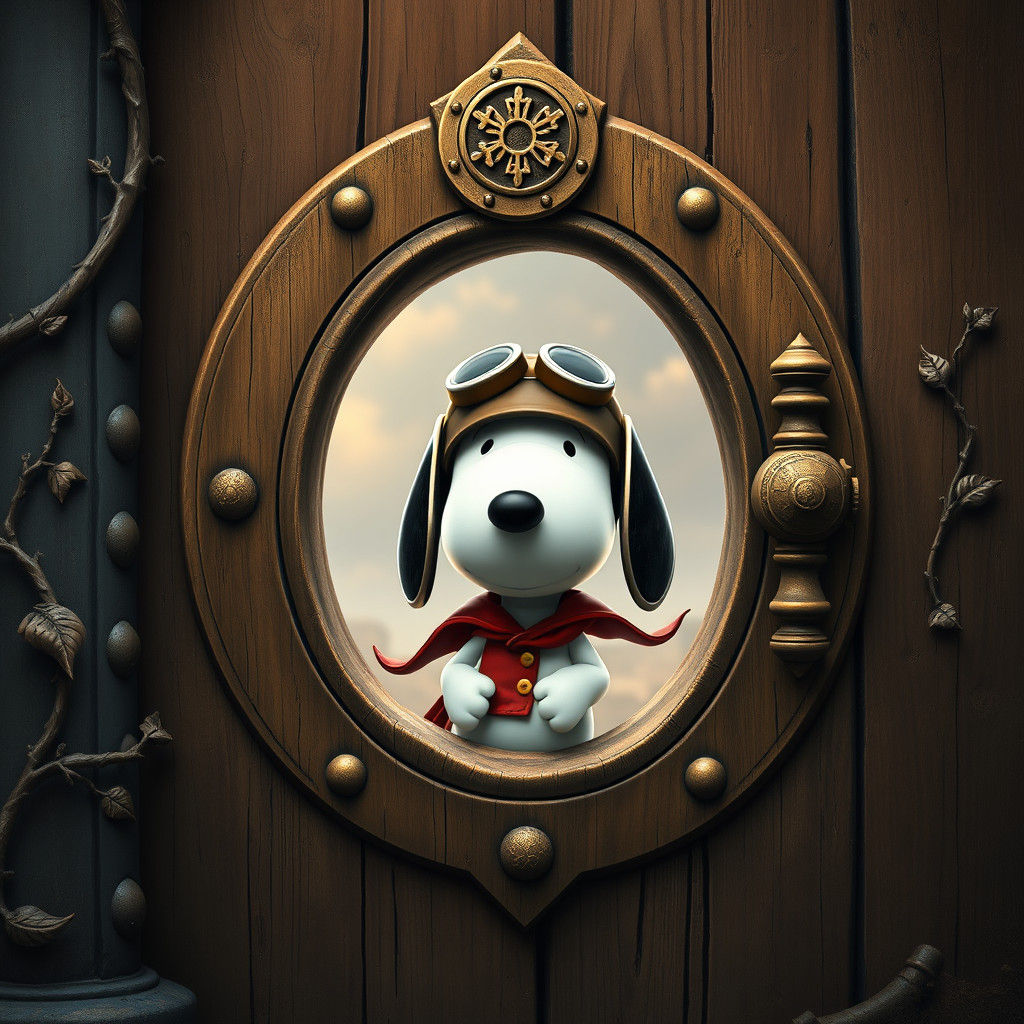 Snoopy Flying Ace: Fantasy Keyhole Scene