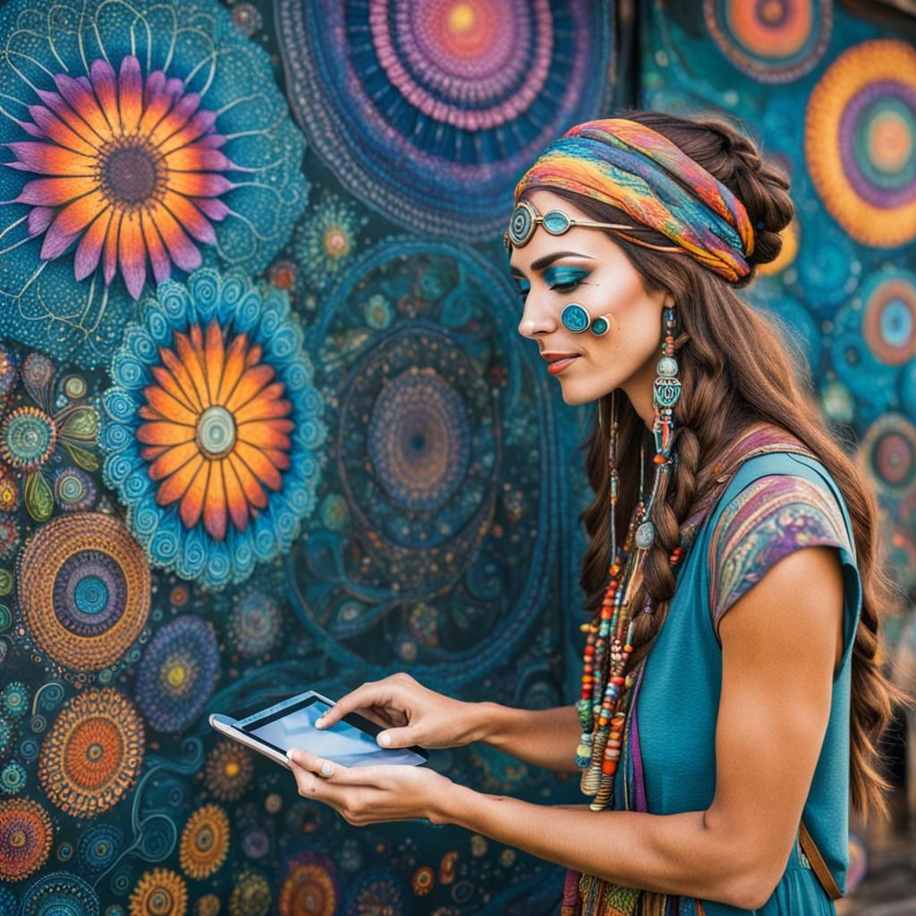 Biometric Hippie: Imagineering a Digital Portrait