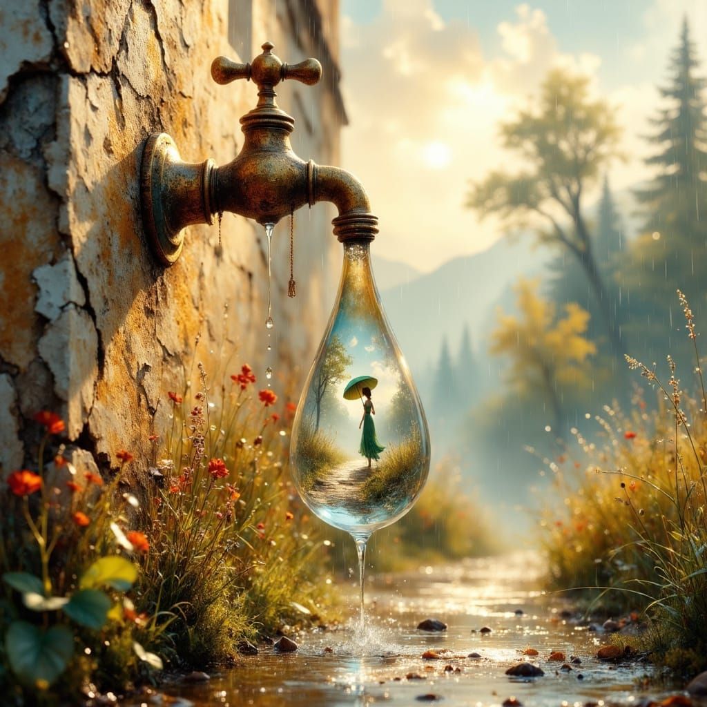 Gentle Weather ( “ No water, no rain. No rain, no gentle weather " ) 5