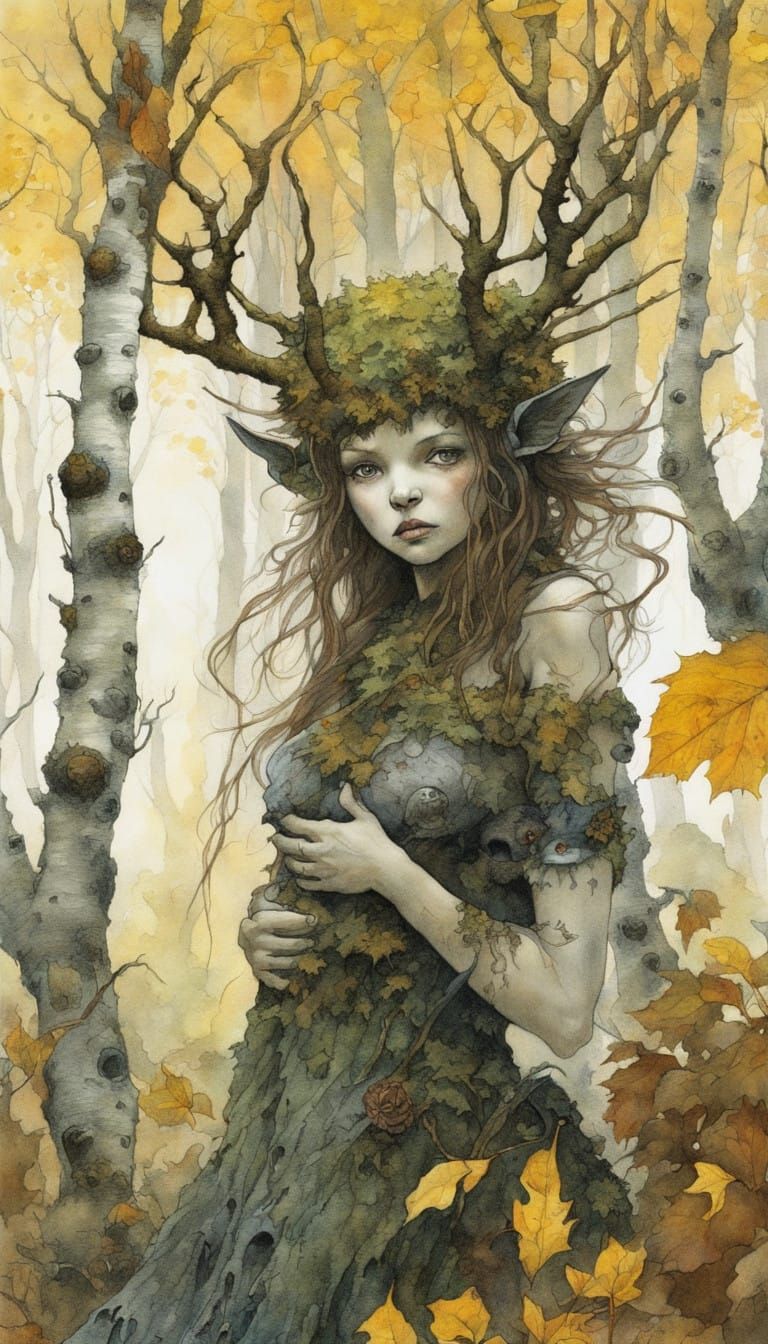 Forest Whimsy in Autumn Light