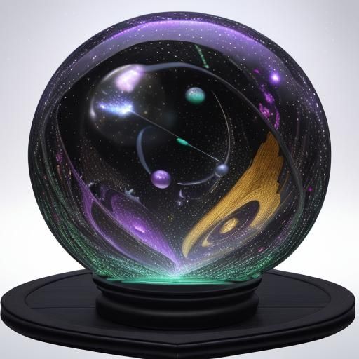 Humongous 3D Glass Heart in Museum Display Case