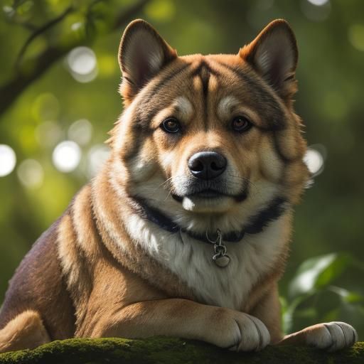 Fine Art Portrait of a Gończy Hiszpańsk