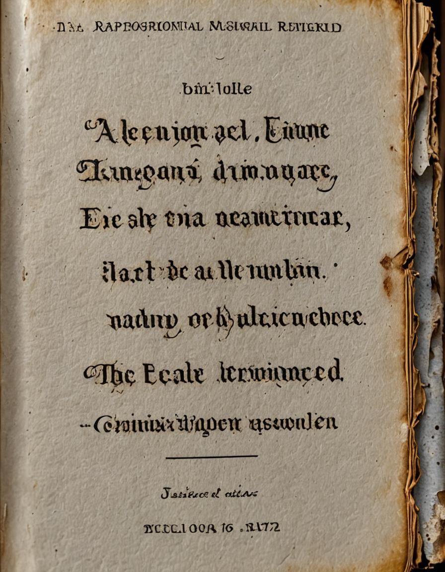 Burned Book Page Close-Up Photograph