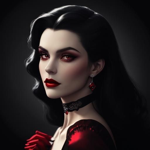 Alice in Film Noir: A Pinup Portrait