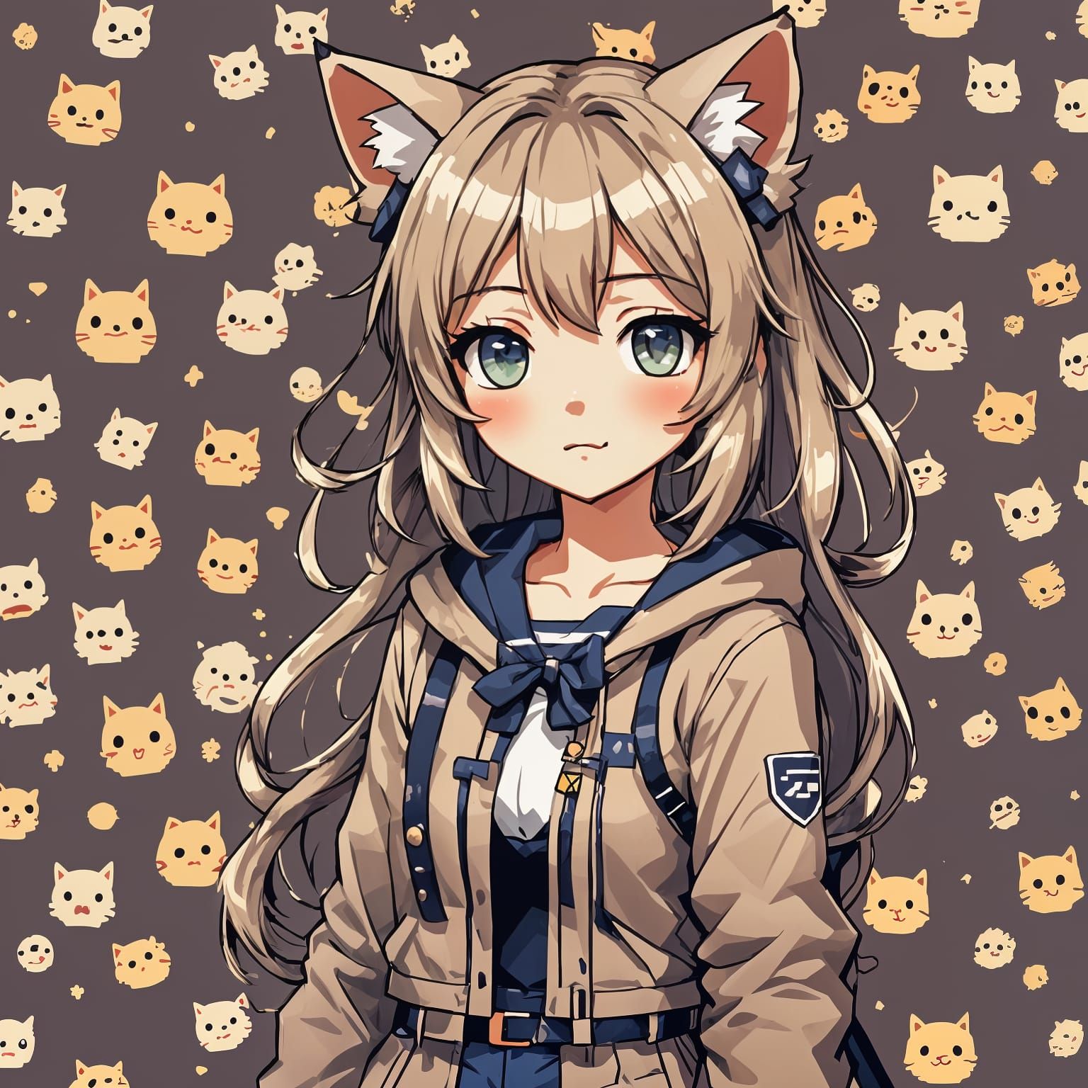 Cute Catgirl Avatar/V-tuber