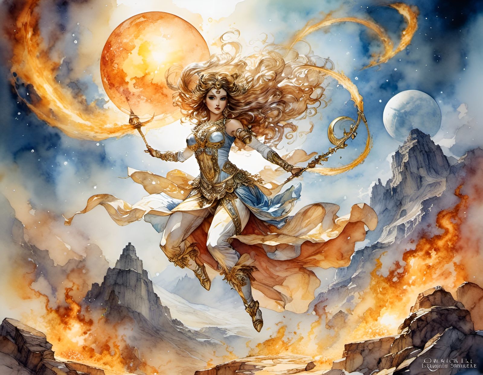 Aries Goddess Charges into Cosmic Arena