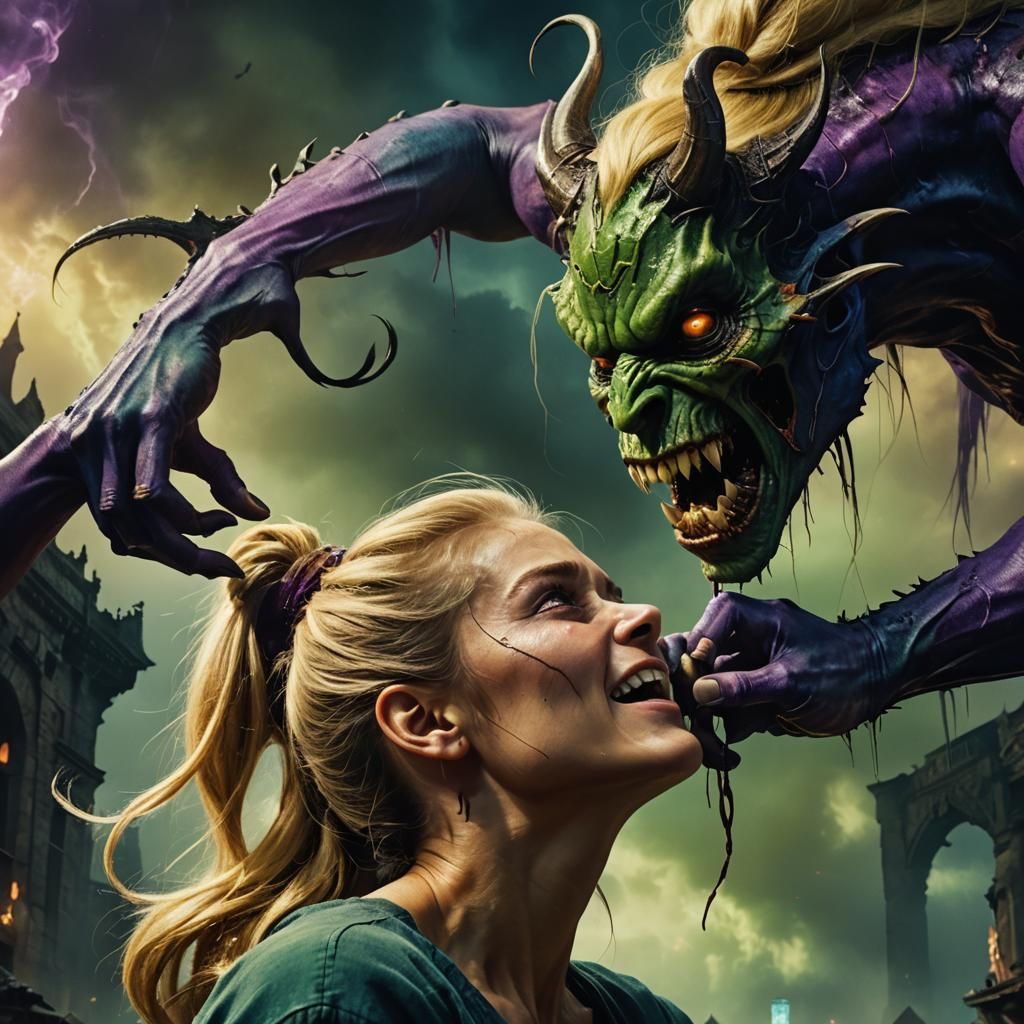 Demonic Abduction: A Matte Painting in Unreal Engine