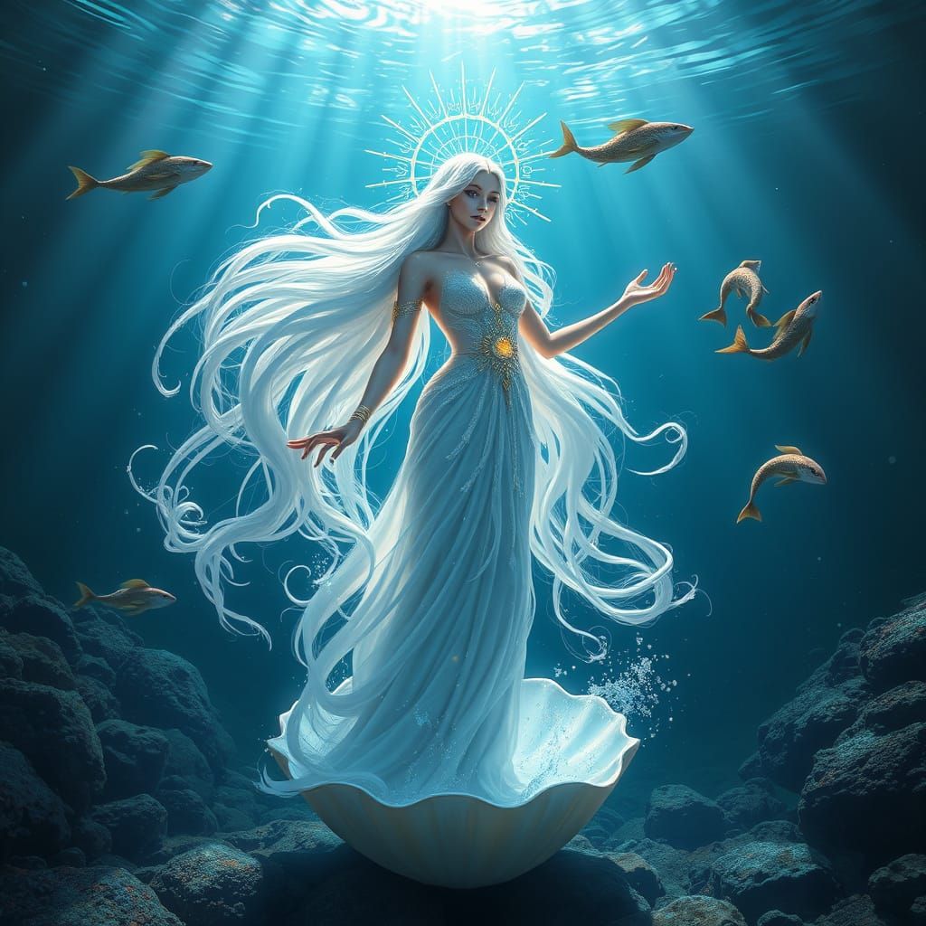 Ethereal Goddess of the Ocean Realm