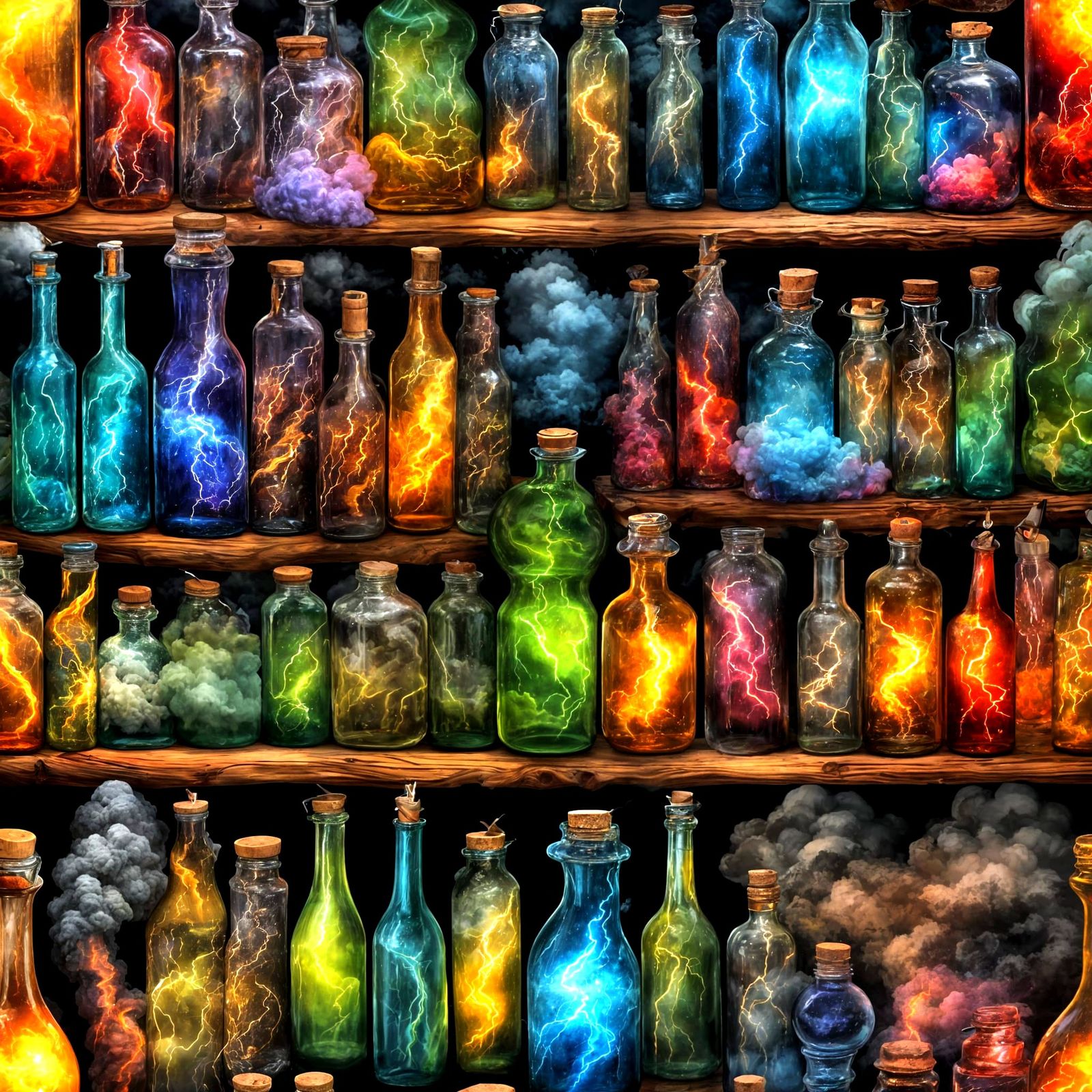 Storms in Bottles: Photorealistic Ultra HD Rendering
